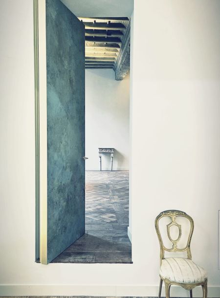 Soffitto a cassettoni Salone del Paradiso all'interno di Palazzo Saluzzo Paesana