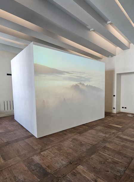 Cubo dello Spazio Contemporaneo del Piano Nobile all'interno di Palazzo Saluzzo Paesana