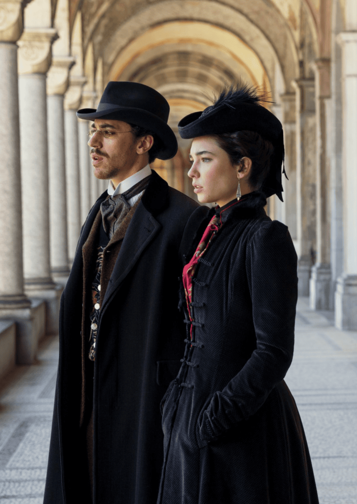 Immagini del film La legge di Lidia Poët serie Netflix Matilde De Angelis