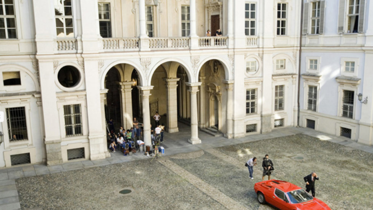 Durante le riprese del film "Il Divo" 