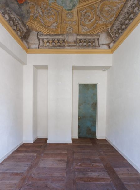 Ingresso Sala della Conciliazione al Piano Nobile Palazzo di Saluzzo Paesana