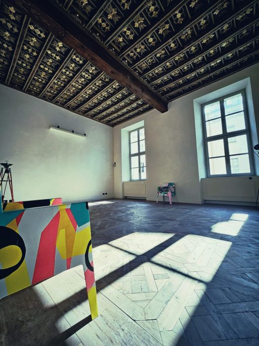 Sala dal Soffitto d'Oro Piano Nobile Palazzo Saluzzo Paesana