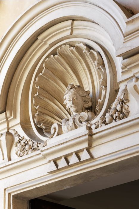 Elemento decorativo nel Piano Nobile di Palazzo Saluzzo Paesana