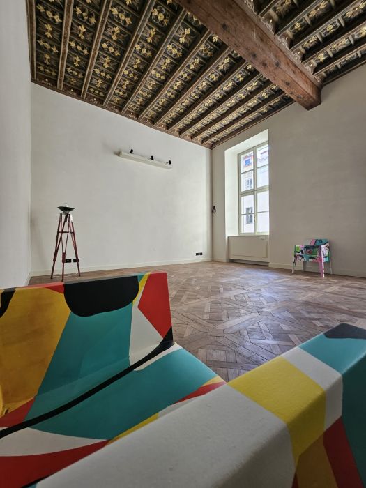 Particolari Sala dal Soffitto d'Oro Palazzo Saluzzo Paesana